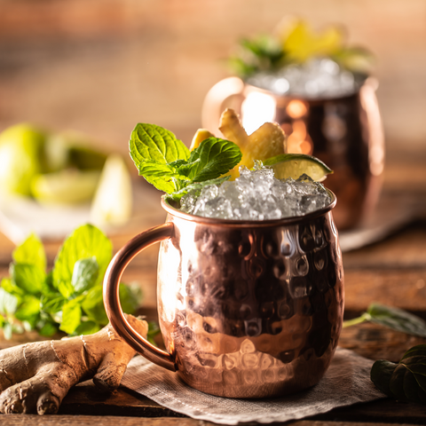 Pisco Mule (Preparación).